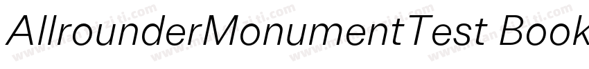 AllrounderMonumentTest Book字体转换